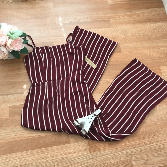 NWT reformation striped jumpsuit - Picture 5 of 8